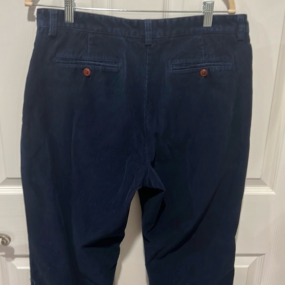 Vineyard Vines navy blue corduroy club pants size 34X34 - Picture 4 of 8